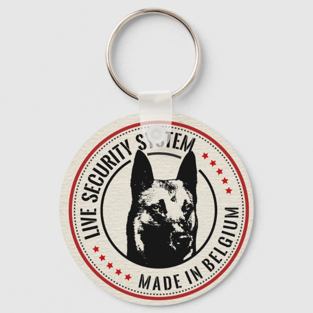 Llavero Malinois - pastor belga - Mechelaar - Maligator (Anverso)