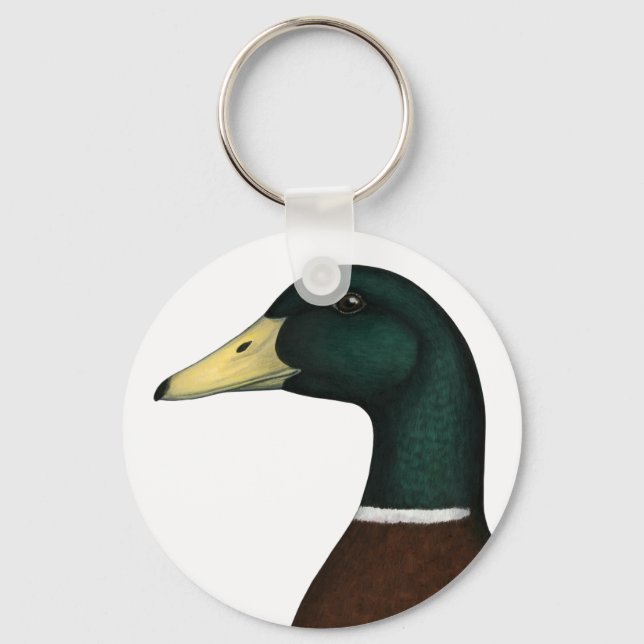 Llavero Mallard Drake Head (Anverso)