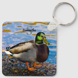 Llavero Mallard Duck Keyring