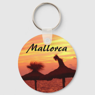 Llavero Mallorca Sunset Travel Photo Souvenir