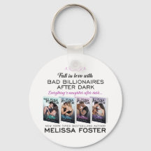 Malos multimillonarios después de un oscuro keycha