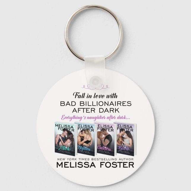 Llavero Malos multimillonarios después de un oscuro keycha (Anverso)