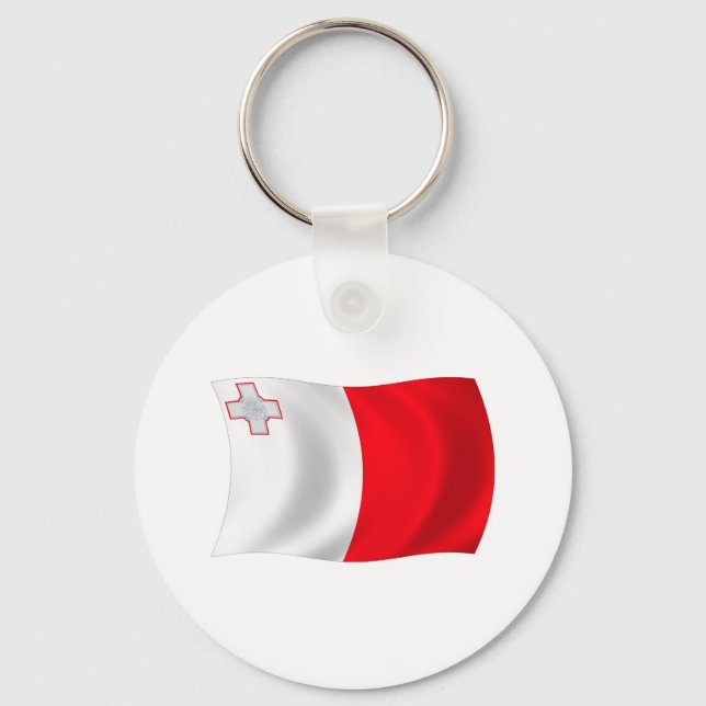 Llavero Malta Flag Keychain (Anverso)