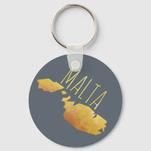 Llavero Malta Map