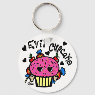 Llavero malvado cupcake-Keychain
