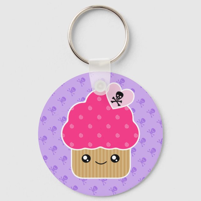 Llavero Malvado Pastel De La Muerte Kawaii Keychain (Anverso)