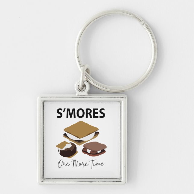 Llavero Malvaviscos S'mores Postre Una Vez Más Smore (Frente)