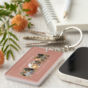 Llavero Mamá 3 Día de la Madre de terracota moderno y eleg