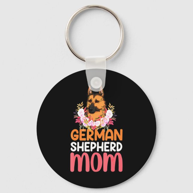 Llavero Mamá alemana Shepard Shepherd Dog (Anverso)