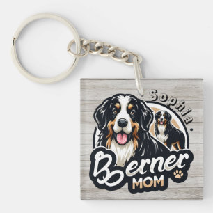 Llavero Mamá Berner - Regalo de mamá de perro de montaña d