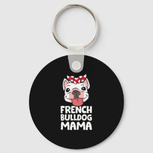 Llavero Mamá Bulldog Francés Perro Bulldog Francés Mamá
