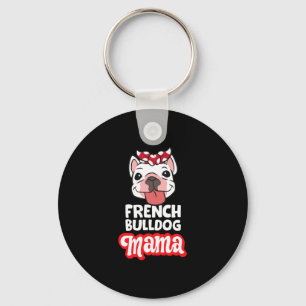 Llavero Mamá Bulldog Francesa Bulldog Mom 