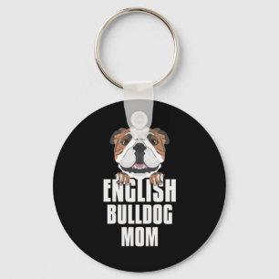 Llavero Mamá Bulldog inglesa, madre de perro