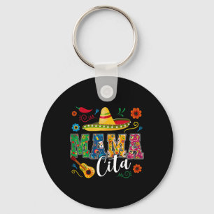 Llavero Mama Cita Cinco De Mayo Sombrero Mexicano Guitarra