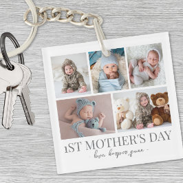 Llavero Mamá Collage de fotos