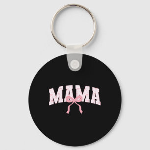 Llavero Mama Cute Pink Coquette Bow Mom Día de la Madre