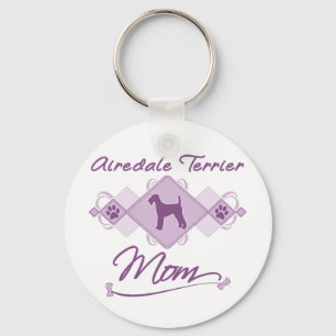 Llavero Mamá de Airedale Terrier