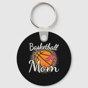 Llavero Mamá de baloncesto leopardo Imprimir mujeres de ba