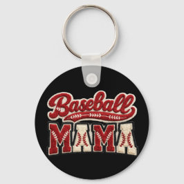 Llavero Mamá de béisbol