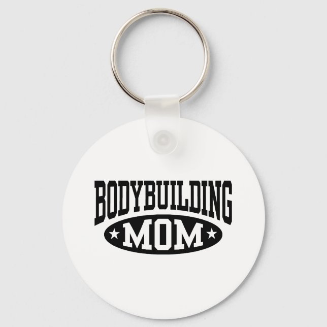 Llavero Mamá de Bodybuilding (Anverso)