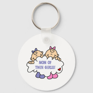 Llavero Mamá de Chicas gemelos