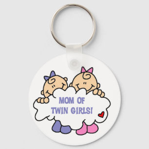 Llavero Mamá de Chicas gemelos camisetas y regalos