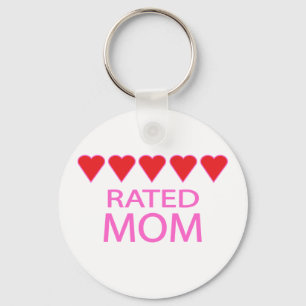 Llavero Mamá de cinco corazones