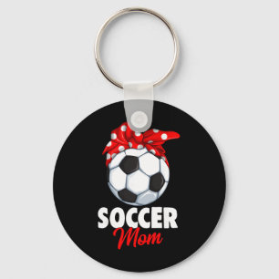 Llavero Mamá de fútbol femenino