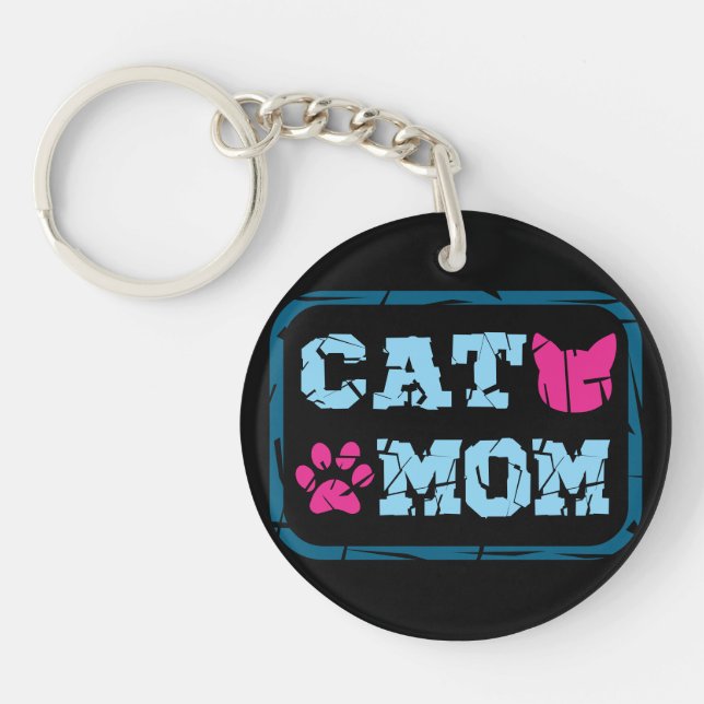 Llavero Mamá de gato (Frente)