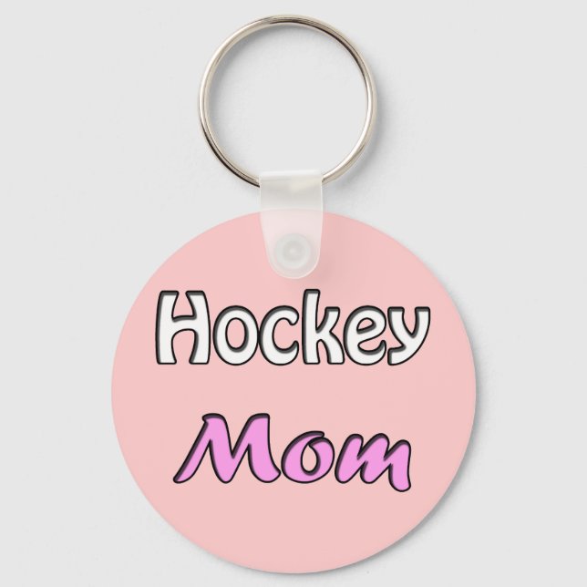 Llavero Mamá de hockey (Anverso)