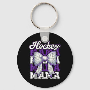 Llavero Mamá de Hockey Mamá Bola Arco Orgullosa Deportes M