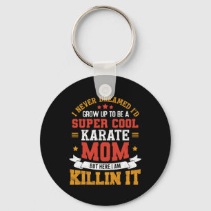Llavero Mamá de Karate Super Cool Regalo Divertido para Ma