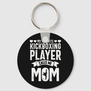 Llavero Mamá de kickboxing mamá divertido artes marciales 
