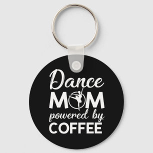 Llavero Mamá de la danza accionada por el café que dice