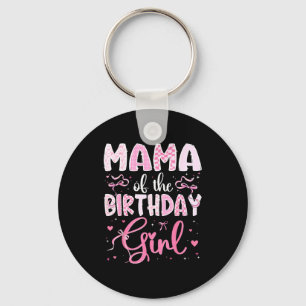 Llavero Mamá de la niña cumpleañera lazo coquette Nk a jue