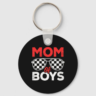 Llavero Mamá De Niños Día de la Madre Race Car Funny Cheer