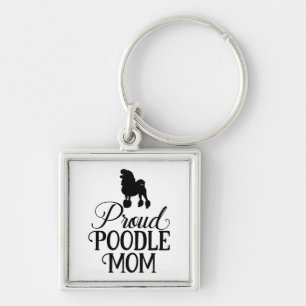 Llavero Mamá de Poodle Orgullosa y Adorable Amor por Perri