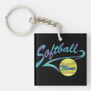 Llavero Mamá de Softbol Fastpitch Ropa Deportiva