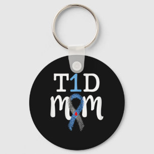 Llavero Mamá de T1D - Momia de sensibilización sobre la di