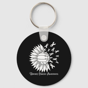 Llavero Mamá de voleibol de cáncer Abuela Cinta rosada