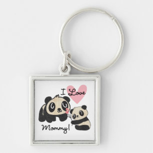 Llavero Mamá del amor de las pandas I
