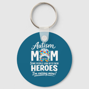 Llavero Mamá del autismo criando orgullo de conciencia del