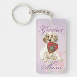 Llavero Mamá del corazón del organismo inglés