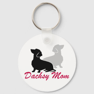 Llavero Mamá del Dachshund