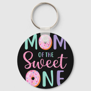 Llavero Mamá del dulce primer cumpleaños coincidente famil