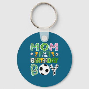 Llavero Mamá Del Jugador De Fútbol Del Niño Cumpleañero Dí