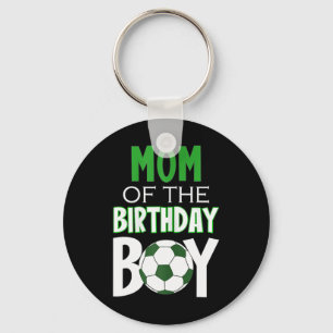 Llavero Mamá del niño cumpleañero fútbol mama mujeres