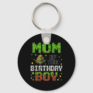 Llavero Mamá del niño de cumpleaños Cumpleaños familiar co