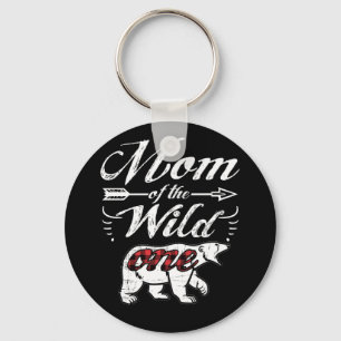 Llavero Mamá Del Salvaje Aroma De Un Oso Primer Cumpleaños