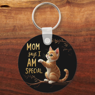 Llavero Mamá dice que soy especial, divertida y desgarrado